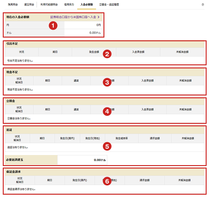 入金必要額キャプチャ