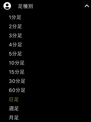 サイドメニュー-足種別