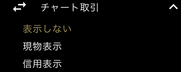 サイドメニュー-チャート取引