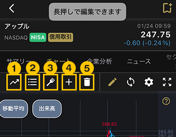 描画ツールバー