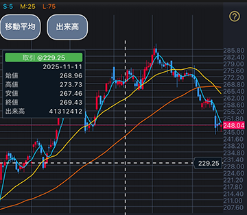 チャート画面キャプチャ