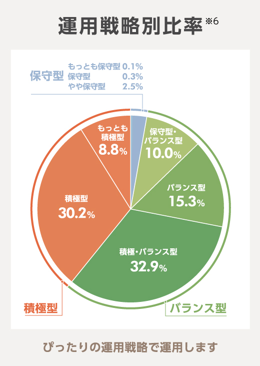 運用戦略別比率*6