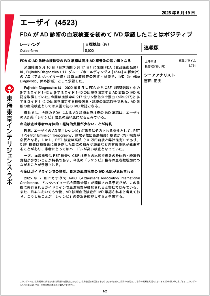 速報版レポートキャプチャ