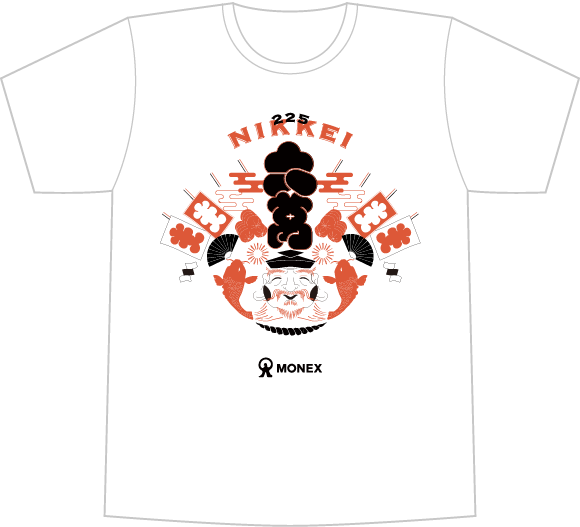 日経平均6万円突破記念！マネックス証券オリジナルデザインTシャツ