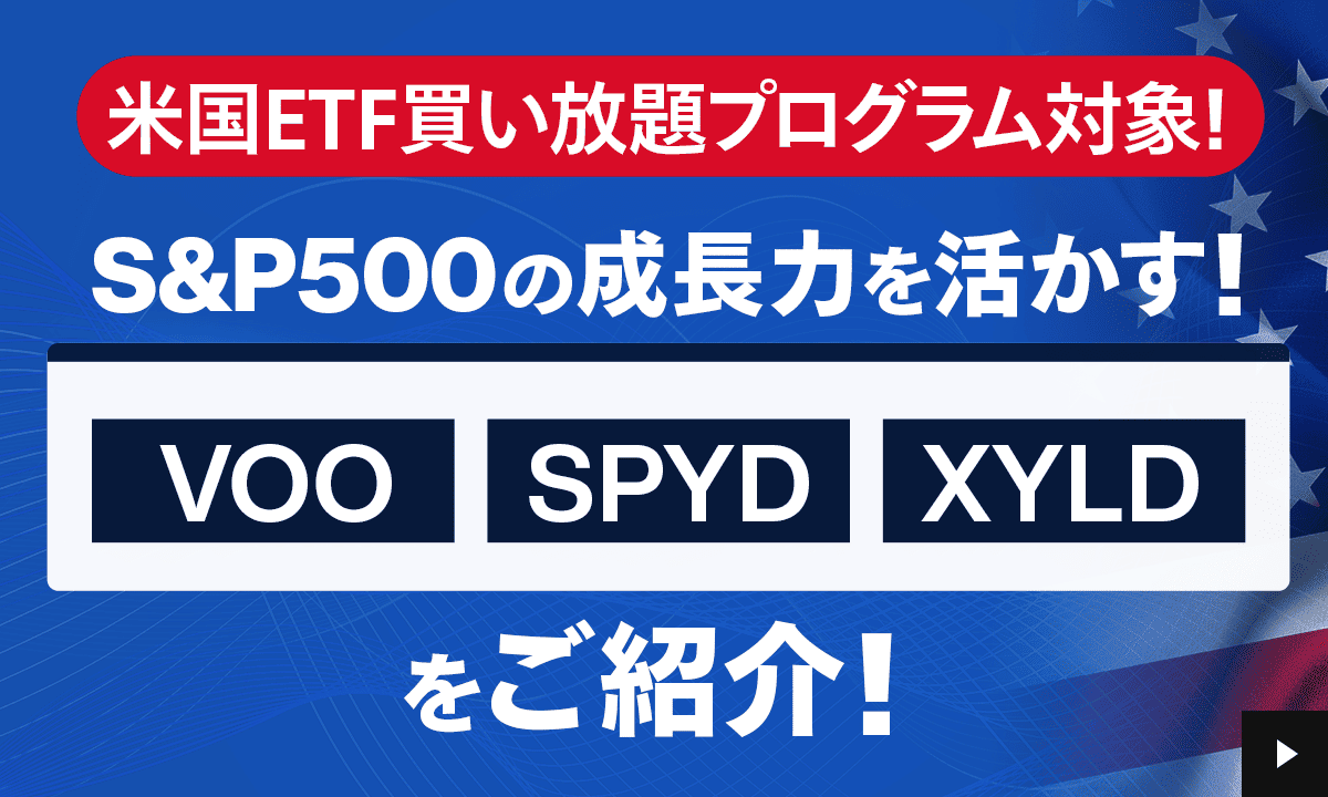 S&P500�̐����͂�č�ETF�Ŋ������I�����X�^�C���őI��3����